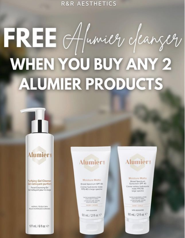 Free alumier cleanser in January