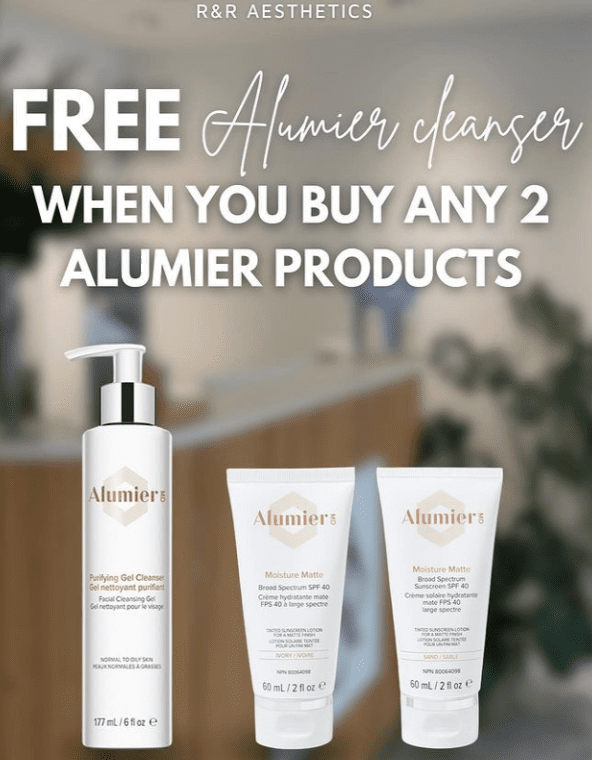 Free alumier cleanser in January